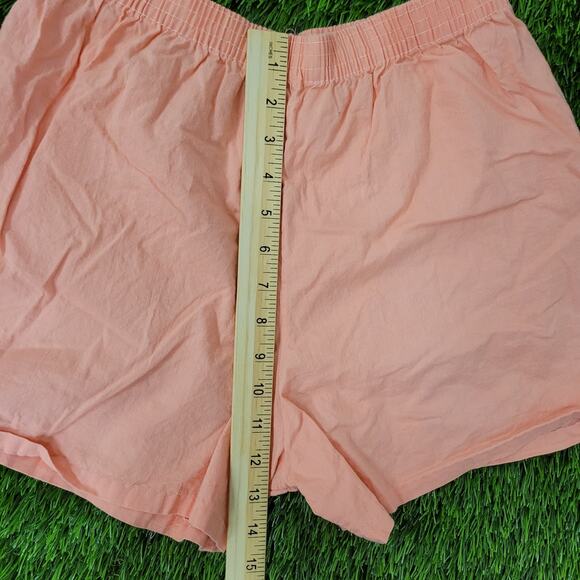 Vintage 80s Booty Gym Shorts Womens Medium Peach Pink USA - Picture 12 of 14